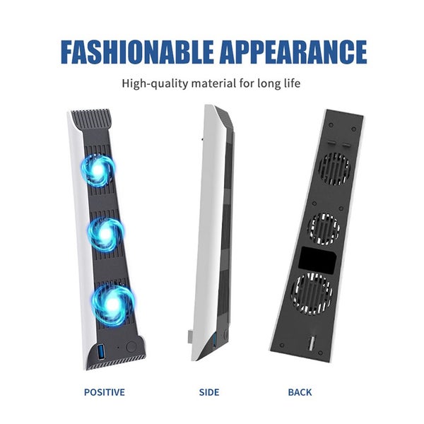 Cooler for PS5 Cooling Fan, 3 Cooler External Port USB 3.0 Accessory Carousel 1