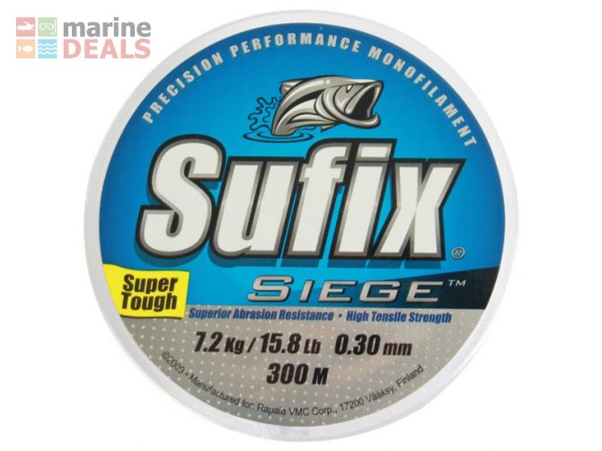 Sufix Siege Monofilament Clear 300m 12kg Carousel 1