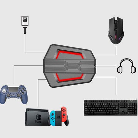 Gaming Adapter, The Game Keyboard Mouse Adapter for Keyboard and Mouse Carousel 7