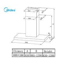 Midea 90cm T-Shape Rangehood Carousel 2