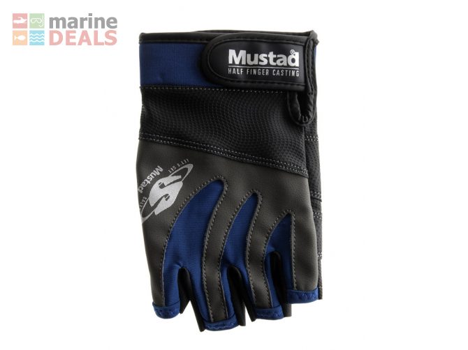 Mustad Half Finger Casting Gloves Medium Carousel 2