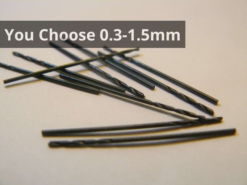 HSS Micro Drill Bits, Pack Of Ten - You Choose Diameter Carousel 1