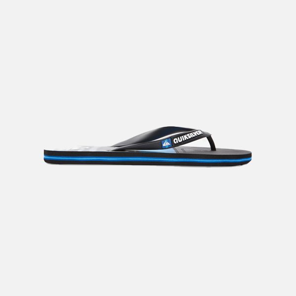 Quiksilver Molokai Panel Jandal - Black/Blue/Black Carousel 1