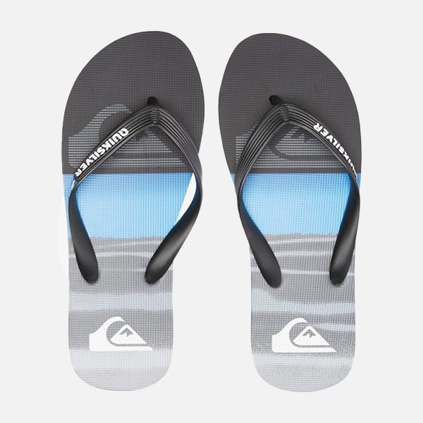 Quiksilver Molokai Panel Jandal - Black/Blue/Black Carousel 2