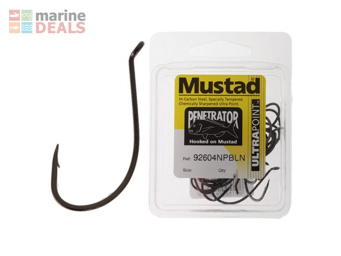 Mustad Penetrator 92604-BN Hooks Qty 25 6/0 Carousel 1