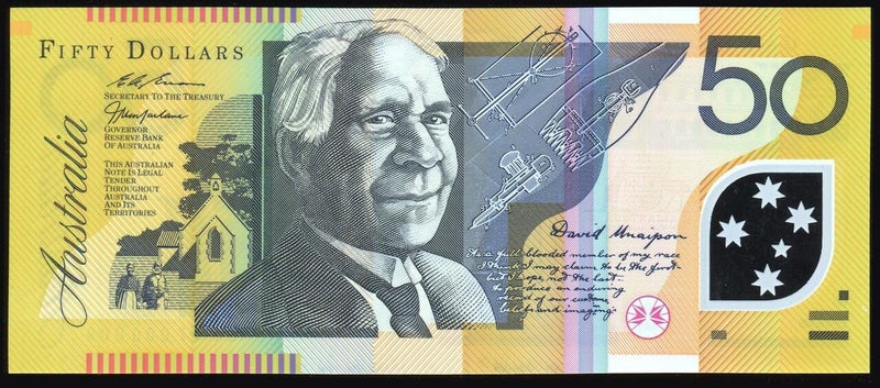 Australia - 1997 - $50 - Macfarlane-Evans- Low Number - GA97 0000002 - Unc Carousel 2
