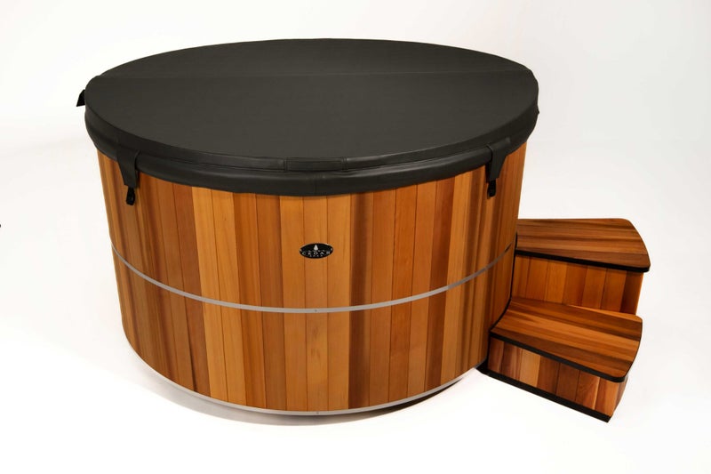 ELECTRIC STAINLESS STEEL / CEDAR HOT TUB62997988577283114