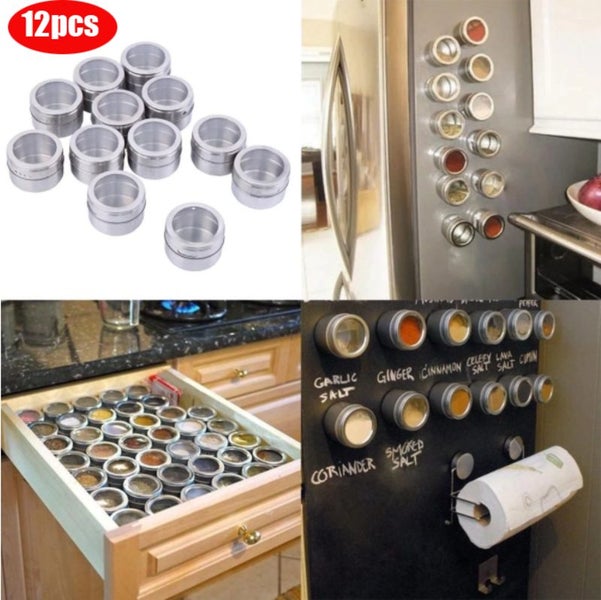 Spice Jars Magnetic Storage 2031802 Carousel 18