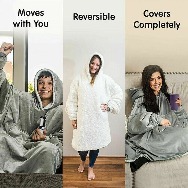 Blanket Hoodie Sweatshirt D0679DG0 Carousel 2