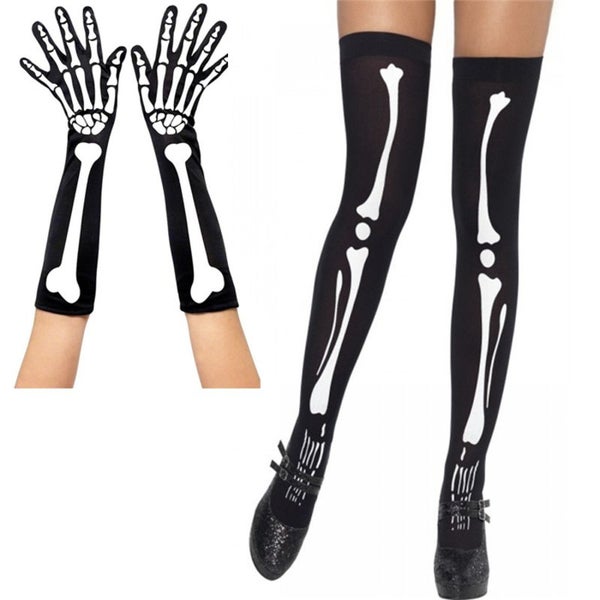 Bone Gloves Stocking I0424BK0 Carousel 1