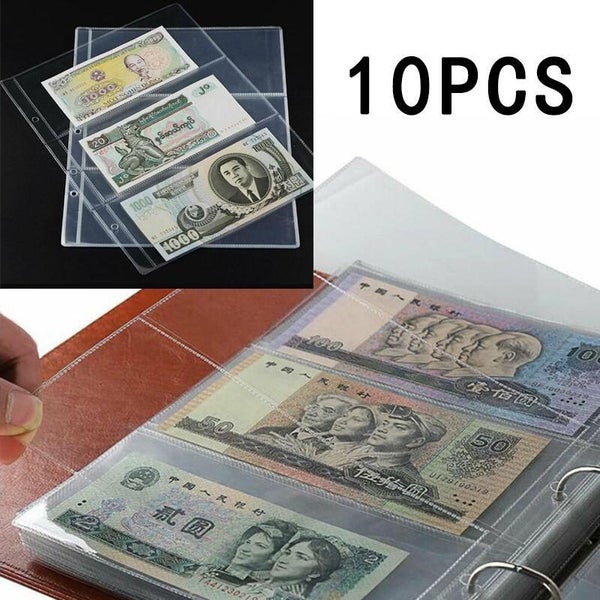 Paper Money Collection Album Currency Banknote Stamps Storage Holder i2147TP3 Carousel 1