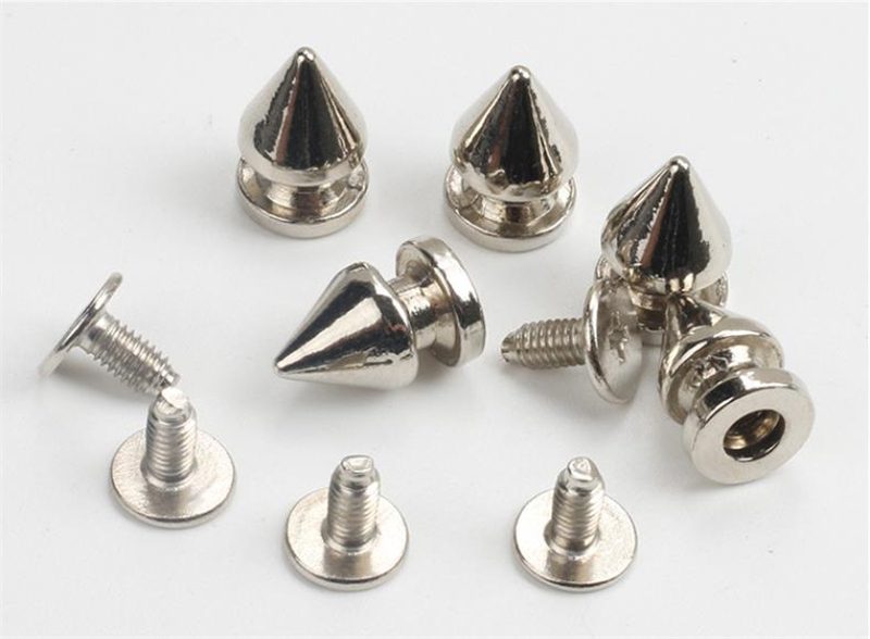 Silver Bullet Rivets Studs Cone Spikes For Bags Shoes Clothes i2004SV0 Carousel 10
