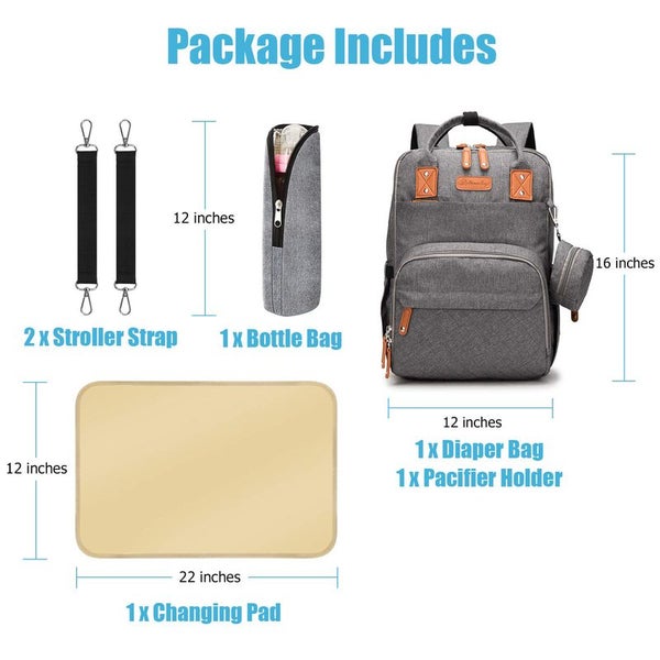 Nappy Bag Nappy Backpack E0412BK0 Carousel 2