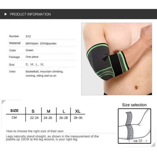Elbow Brace Elbow Support I0660BK3 Carousel 2