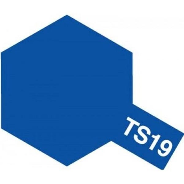 Tamiya 85019 TS-19 Metallic Blue Lacquer Spray 100ml Carousel 1