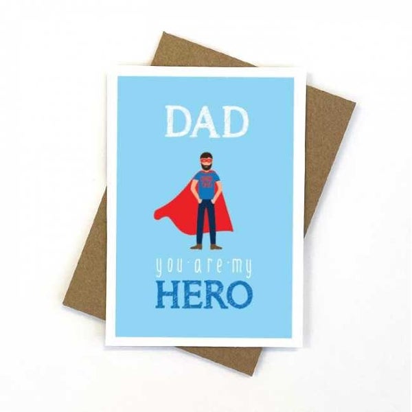 Candle Bark Dad You Are My Hero Card Carousel 1