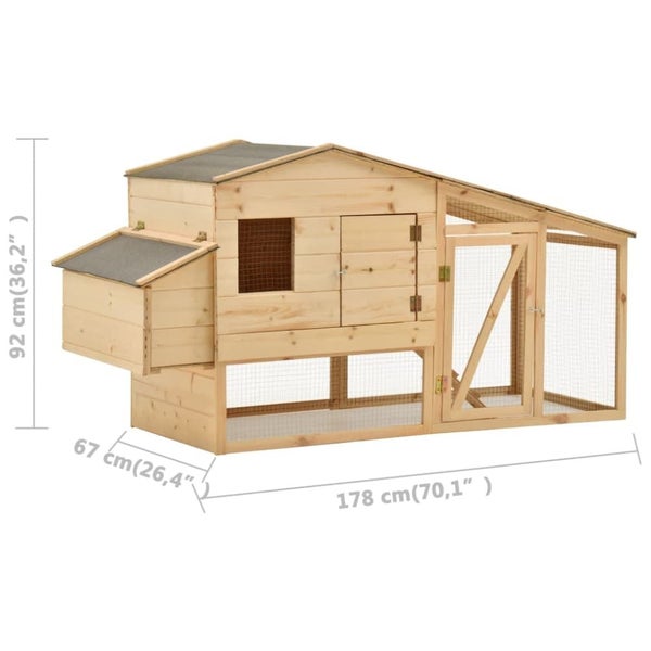 Chicken Cage Solid Pine Wood Oibkop Carousel 2