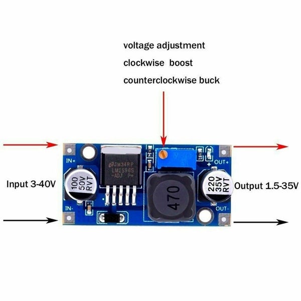 DC-DC Buck Converter Step Down Module Voltage Regualtor 1.5V-35V BF6 Carousel 2