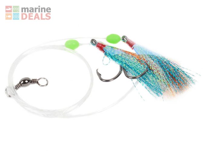 Holiday Snapper Flasher Rigs Size 7/0 Trace 50lb Carousel 1