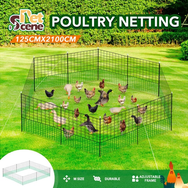 Poultry Net Chicken Coop Fence Run Pen Cage Carousel 1