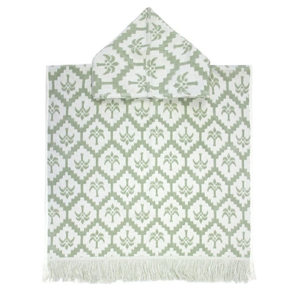 Cocos Kids Poncho Sage- Bambury Carousel 1