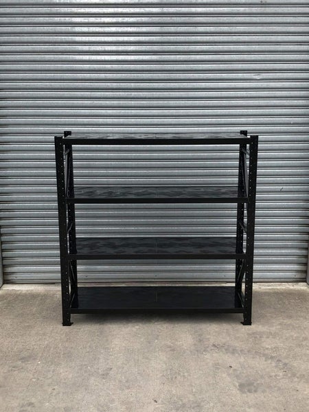 Longspan Shelving 2m x 2m x 600mm 250KG PER LEVEL - BLACK *FREE DELIVERY* Carousel 2