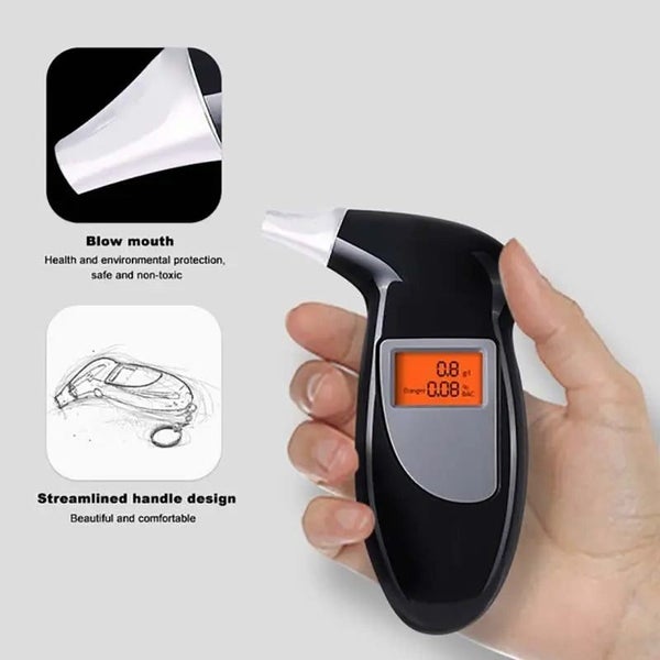 Automatic Digital Alcohol Tester Detector Breath Analyzer with LCD Display Carousel 1