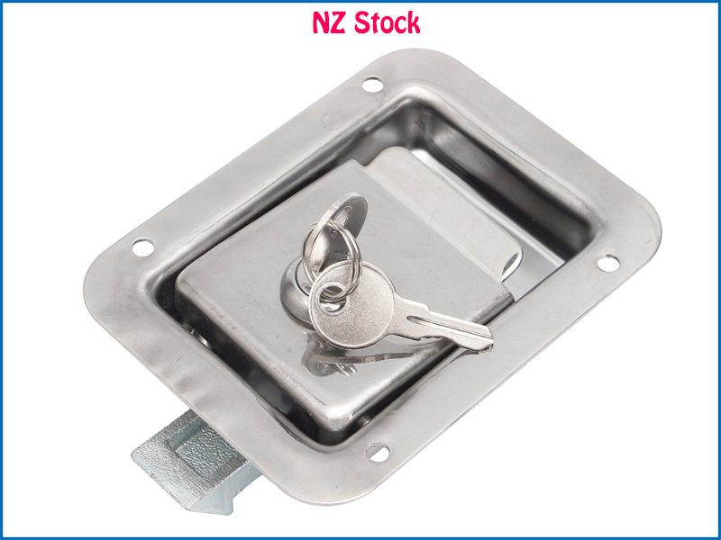 RV Paddle Entry Paddle Door Lock Latch Handle Knob Deadbolt Camper Trailer Carousel 1
