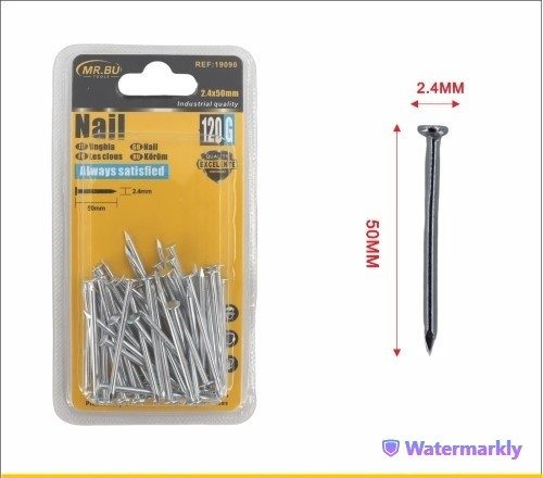 Screw(120g, 2.4*50MM) - Pack of 12 Carousel 1