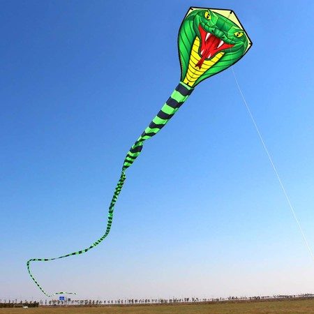 3D Snake Kites with Flying Line Outdoor Fun Sports Kite Carousel 1