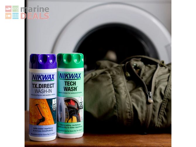 Nikwax Tech Wash Waterproof Clothing Cleaner 0.3L Carousel 2