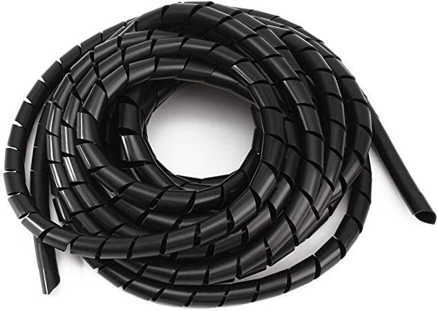Cable Spiral Tie - 12mm Diameter - Black Carousel 1