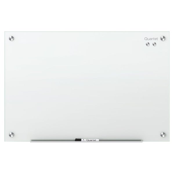 Quartet Infinity Magnetic Glass Whiteboard 915 x 1200mm - White Carousel 1