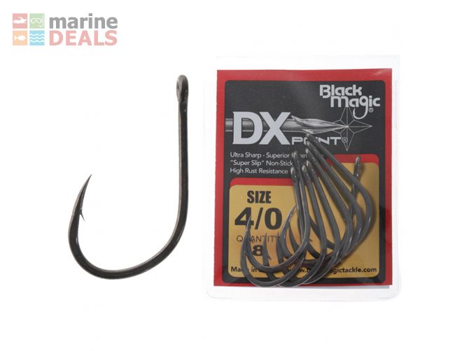 Black Magic DX Point Hooks Small Pack 4/0 Qty 6 Carousel 1