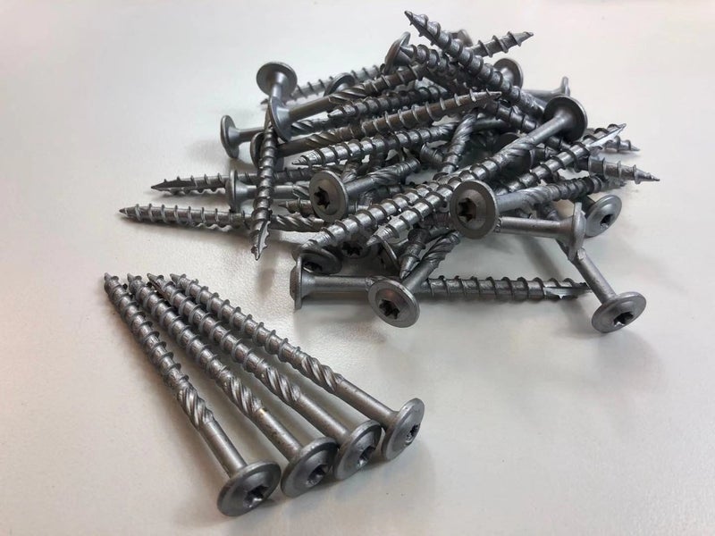 Landscaping Screws M8x80 Washer Head Construction Screw Silver Ruspert 50pcs Carousel 2