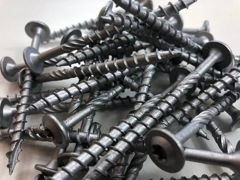 Landscaping Screws M6x160 Washer Head Construction Screw Silver Ruspert 50pcs Carousel 2