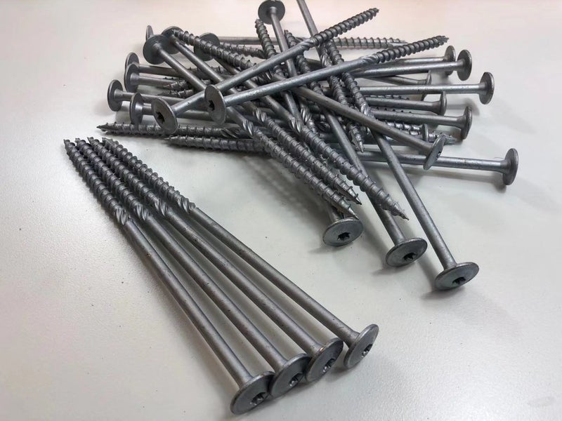Landscaping Screws M10x100 Washer Head Construction Screw Silver Ruspert Carousel 1