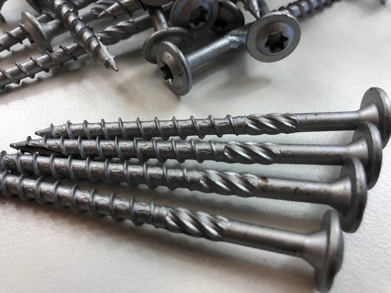 Landscaping Screws M8x80 Washer Head Construction Screw Silver Ruspert 50pcs Carousel 4