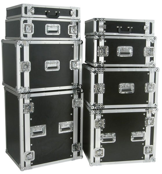 12U High RackCase - 19 Inch Mount - Flightcase Carousel 3