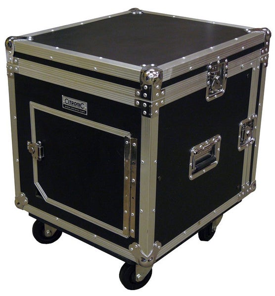 19" Rack Case - 10U High + 10U Tilting Mixer Top Carousel 2