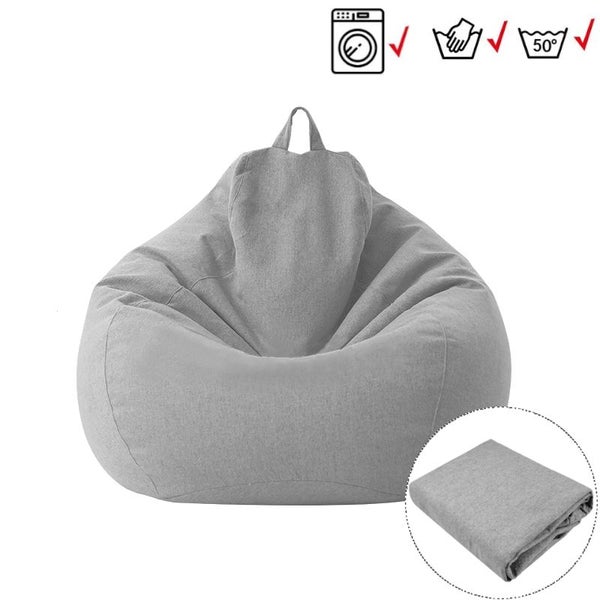 Beanbag Chair Bean Bag Cover + Foot Rest 2036612 Carousel 1