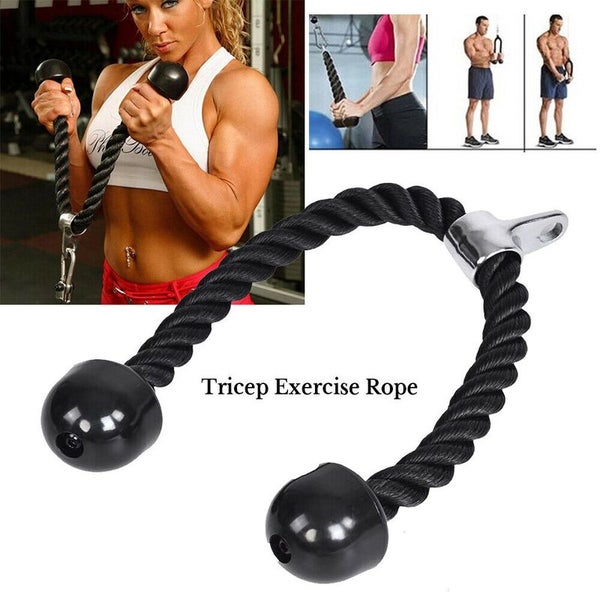 Tricep Rope Pull Down Bicep Rops Gym Exercises 3637602 Carousel 1