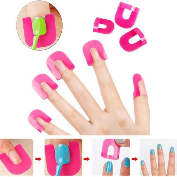26pcs Nail Polish Edge Anti-Flooding Template Clip Nail Art Manicure I0545HP0 Carousel 1