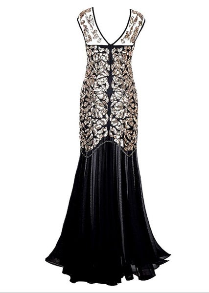 Maxi Dress Ball Dress Evening Dress Flapper Womens Clothing Size 14 J2113GD5 Carousel 2