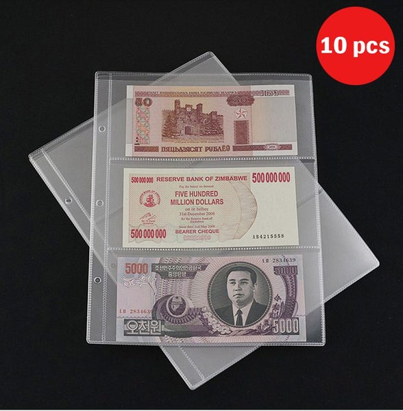 Paper Money Collection Album Currency Banknote Stamps Storage Holder i2147TP3 Carousel 2