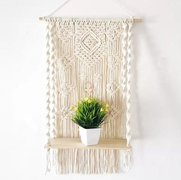 Macrame Plant Hanger Shelf Wall Hanging I0937BG0 Carousel 15