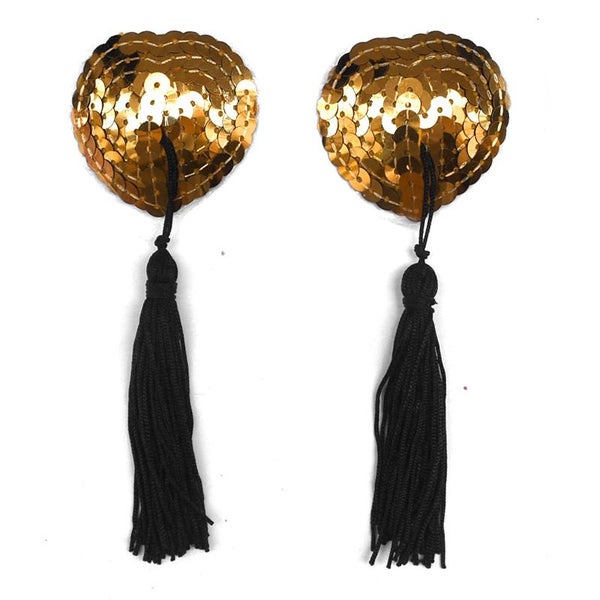 Sexy Lingerie Sequin Heart Pasties A0678GD0 Carousel 1