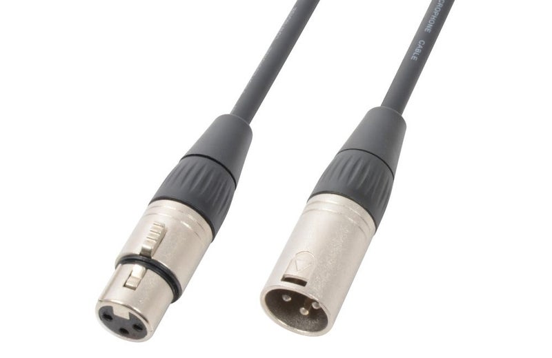 DMX Lighting Cable - 3 Pin XLR Male to Female 12M Carousel 1