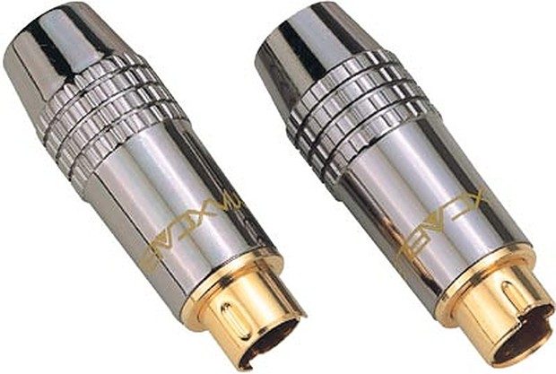 S-Video Plugs - Premium Quality - Pack of 2 Plugs Carousel 1