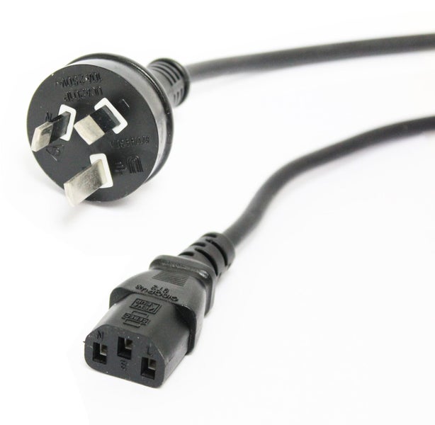 IEC Power Lead - 1mm Cable - 2 Meter Length Carousel 1